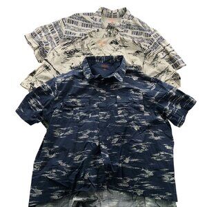 Boulder Creek Mens Shirt Size 3XL Big Lot Of Three Short Sleeve Button-Up Casual